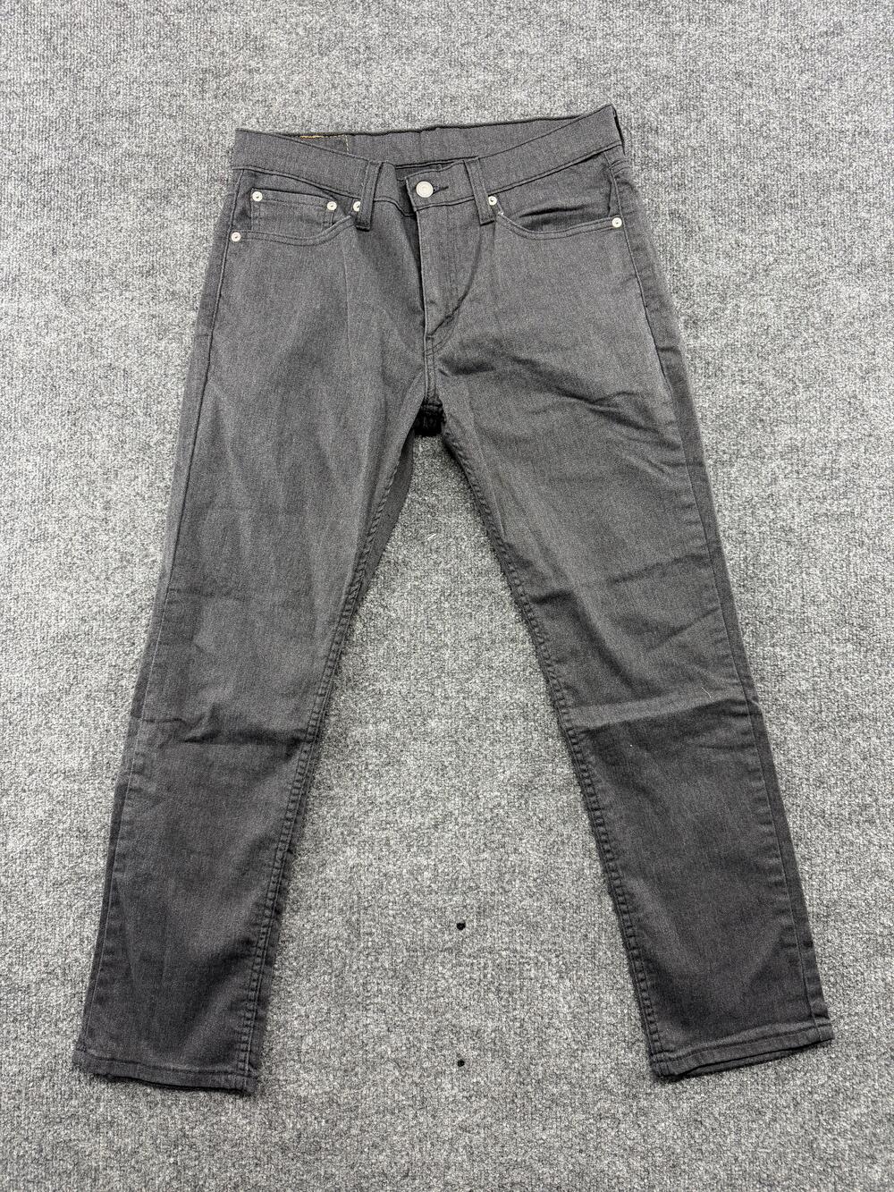 Levi's 511 Jeans Mens 32x28 Dark Gray Slim Taper Stretch Denim Dark Wash Pants